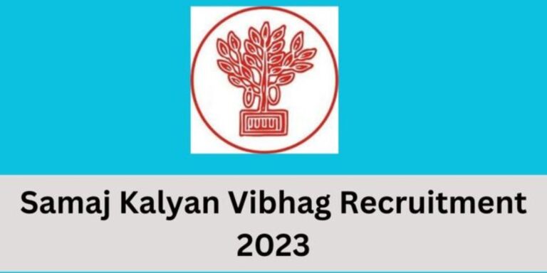Samaj Kalyan Vibhag recruitment 2023